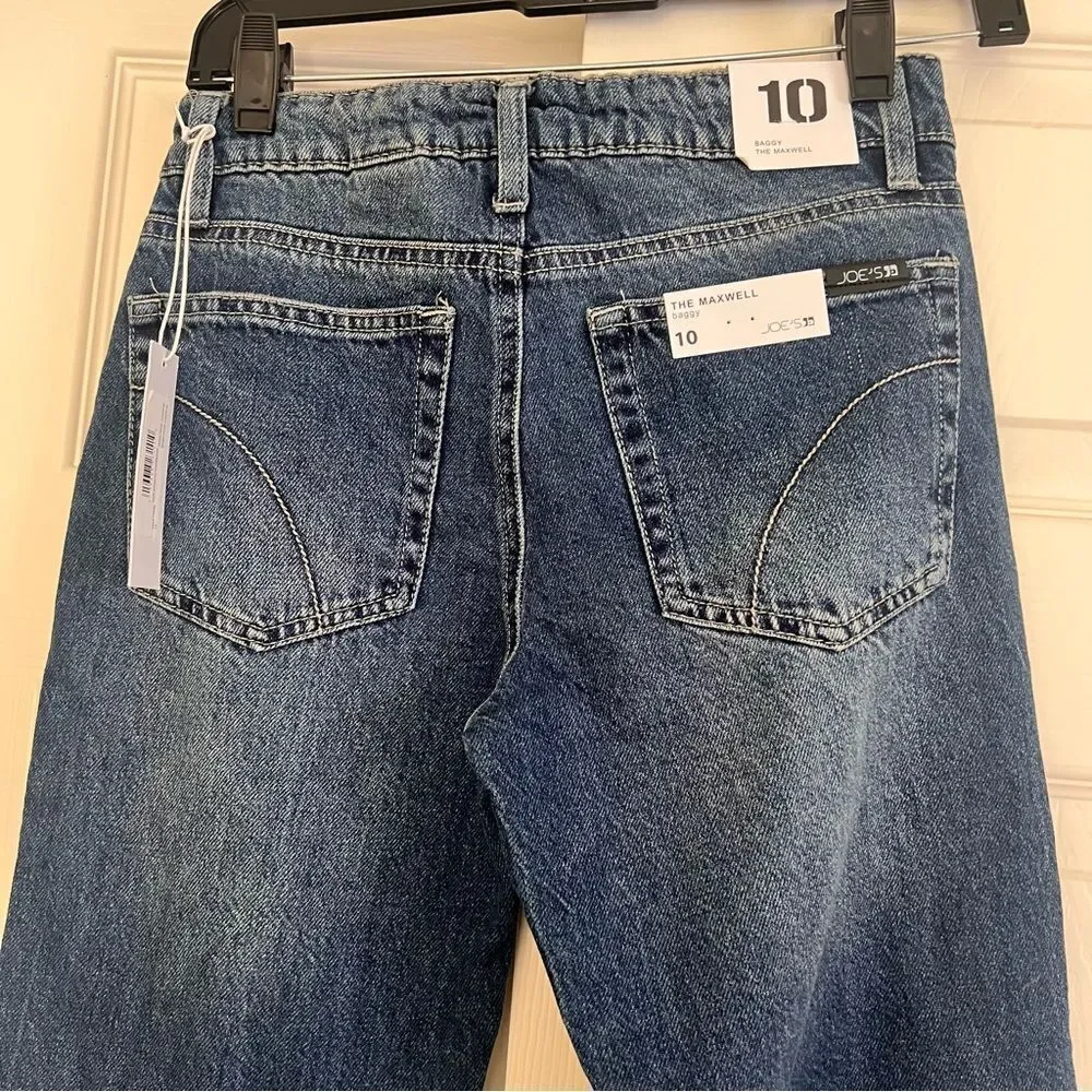 Joe’s Jeans Kids' Maxwell Baggy Fit Knit Jeans Dark Wash Big Kids 10 NEW